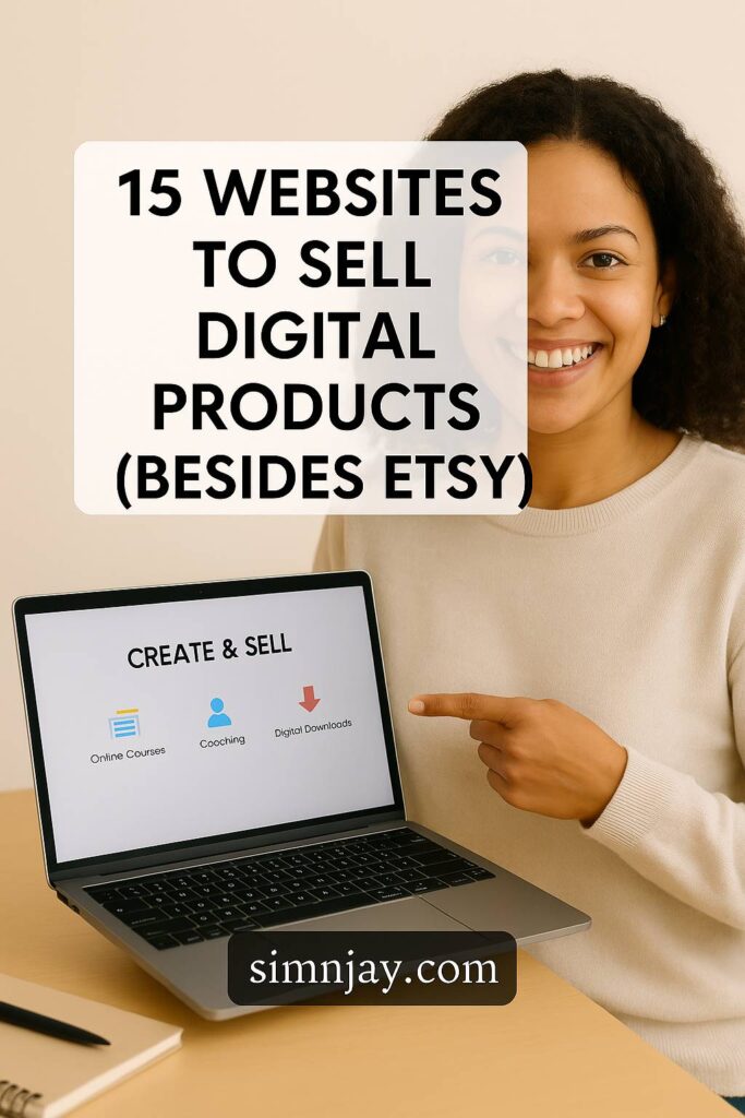 15 Websites to Sell Digital Products (Besides Etsy)