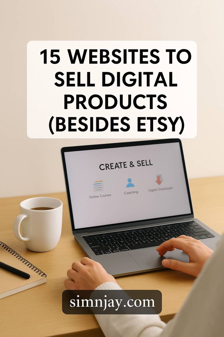 15 Websites to Sell Digital Products (Besides Etsy)