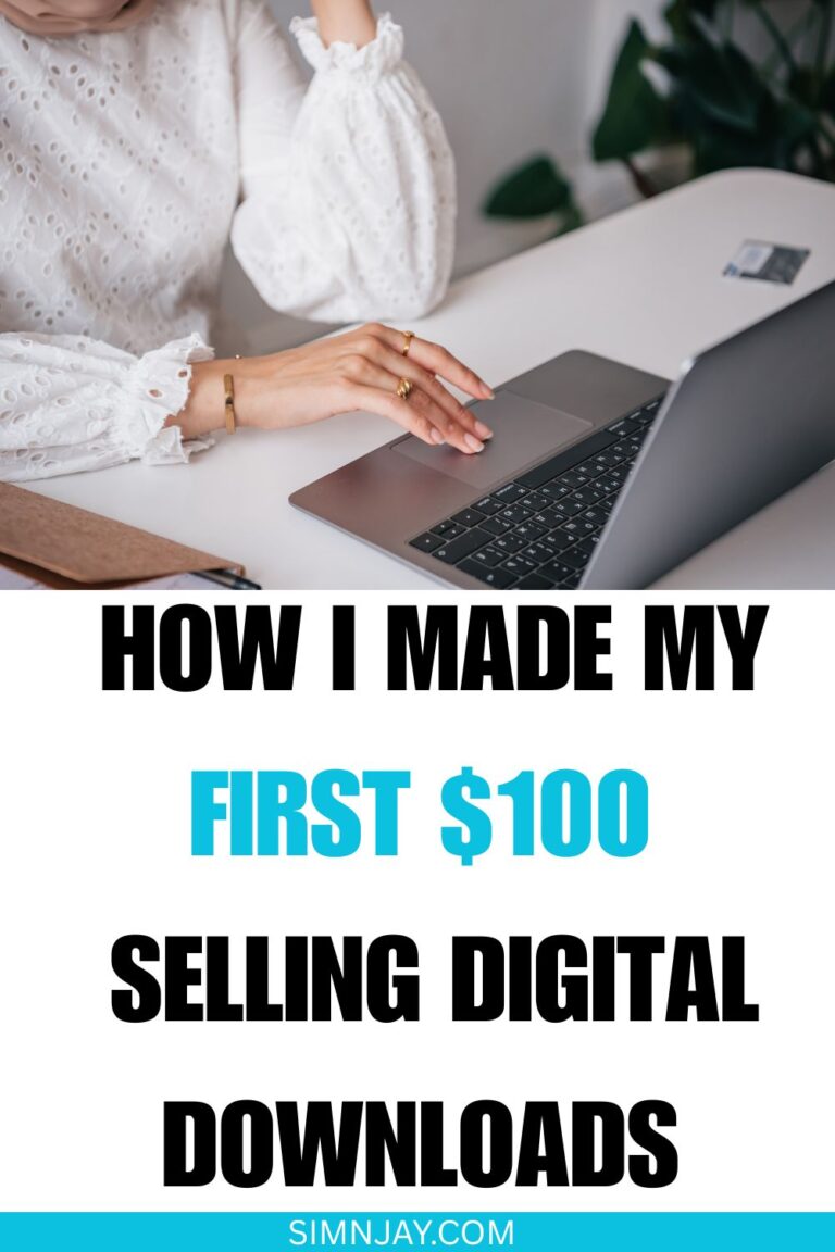How I Made My First $100 with Digital Downloads