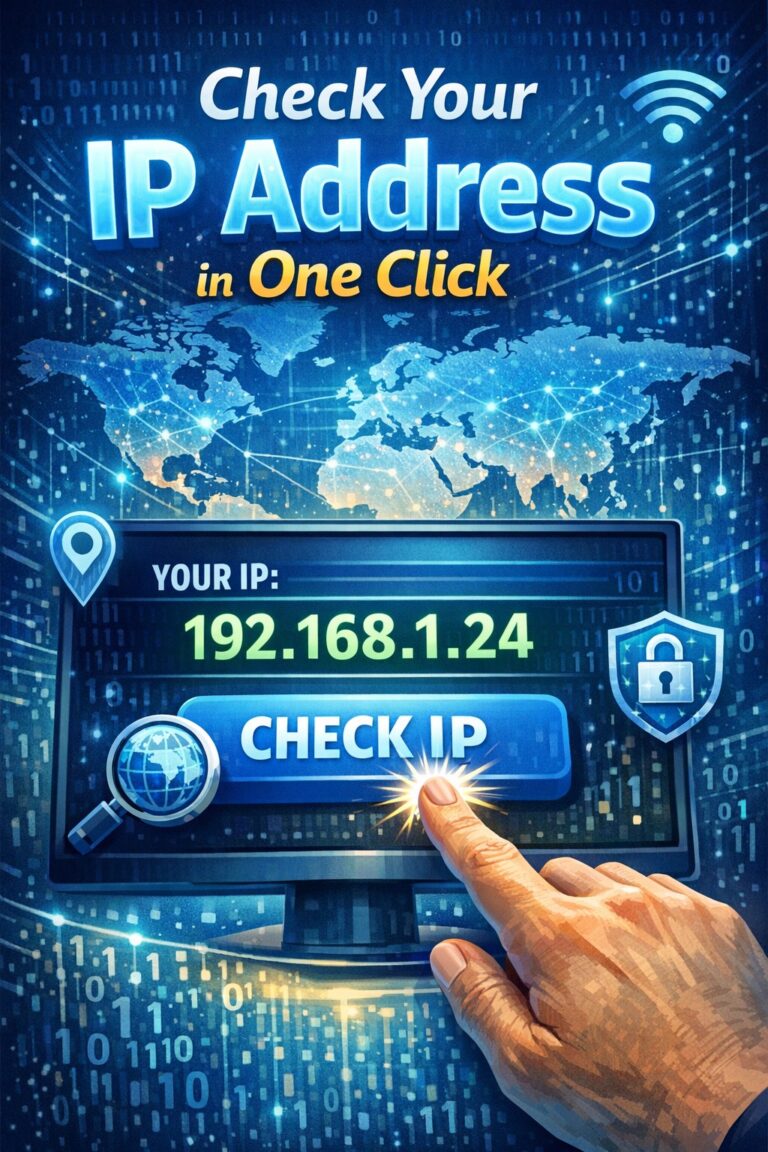 Check Your IP Address in One Click